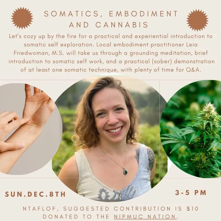 Somatics, Embodiment and Cannabis